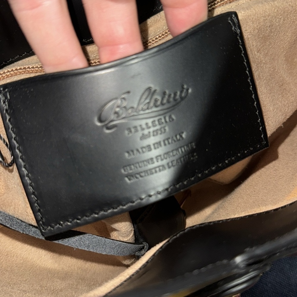 Boldrini Selleria Black Carmen Shoulder Bag Opera Collection Large Luxury Purse - Picture 13 of 15